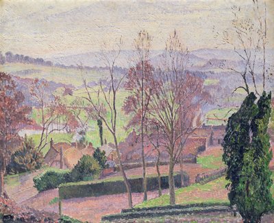 Una mattina di febbraio, East Knoyle, 1917 da Lucien Pissarro